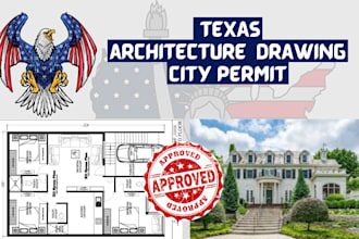structural drawing architectural plan for permit approval idaho texas pe stamp