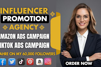 promote and market book or ebook with influencer tiktok ads, social media market