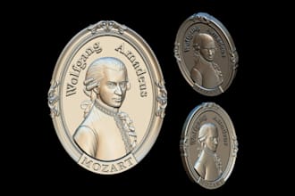 do 3d bas relief medival bas relief cnc machine high relief sculpt zbrush stl