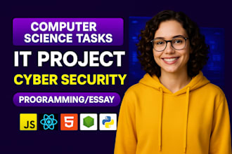 do computer science assigned, cpp, java ,python programming tasks and projects