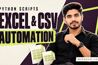 automate excel and CSV tasks with python