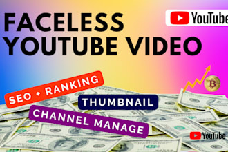 faceless youtube channel video, motivational video creator