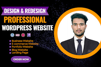wordpress website design or redesign, duplicate or revamp wordpress