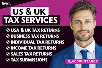 prepare and efile US individual and business tax returns 1040 1065 1120