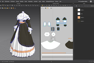 create 3d realistic character models for your visual novel