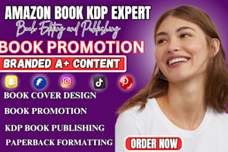 do amazon KDP book publishing, children book formatting, kdp ads, book promotion