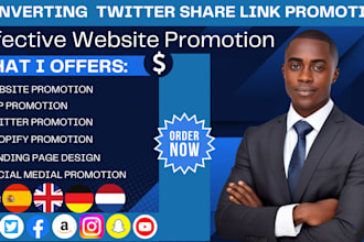 do twitter shoutout website promotion share etsy shopify to 80m UK USA audience