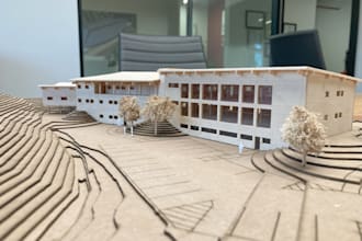 craft a physical architectural model of your design