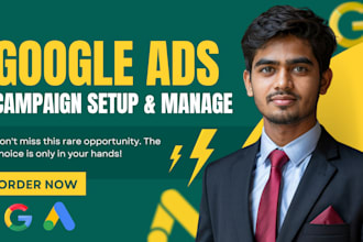 set up, manage, and optimize high ROI google ads PPC campaigns