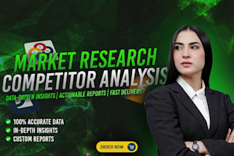 conduct detailed market research and competitor analysis for your business