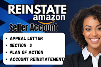reinstate suspended amazon accounts, fix section 3 and IP violations