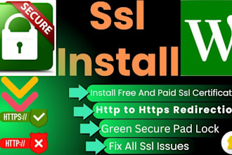 install free or paid ssl certificate on wordpress website