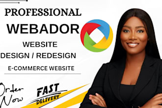 design webador, wix, wordpress, ecommerce store, beauty and medical website