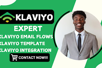 design klaviyo email template and setup klaviyo email flows figma to klaviyo