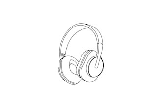 draw vector art line art style