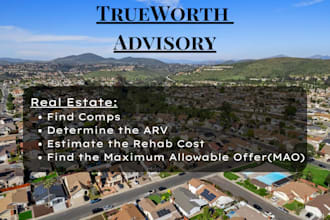 find comps for your property and determine the arv and mao for you