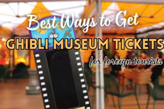 purchase ghibli museum ticket, pokemon cafe reservation and events in japan