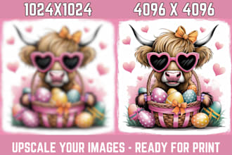 upscale and enhance your images to high resolution 4k