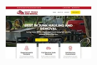 design junk removal website junk removal cleaning website handyman website