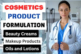 formulate cosmetics, lotions, beauty creams or makeup products as a pharmacist