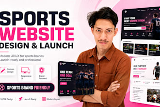 design and launch a sports website for your brand