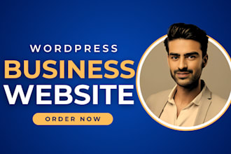 create a professional wordpress business website with SEO optimization