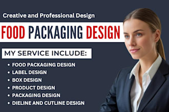 do food packaging design label box design product packaging dieline and cutline
