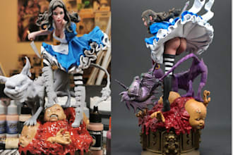 print and paint your miniature, warhammer, figures and model
