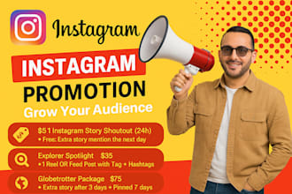 create a shootout promotion on my 80k instagram travel page