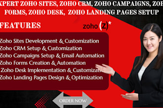 design zoho website landing page site zoho crm form page campaign desks