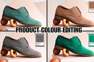 do professional e commerce product colour editing