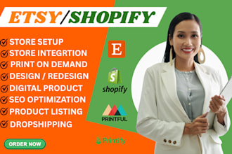 etsy shopify print on demand store printify shopify print on demand printful pod