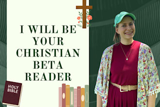 be your christian beta reader for faith based books