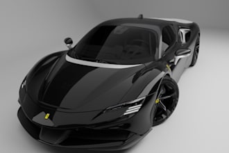 rerendering for car,3d design automobile car race,simulation for game,suv logo