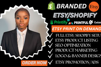 setup print on demand shopify print on demand etsy print on demand pod expert