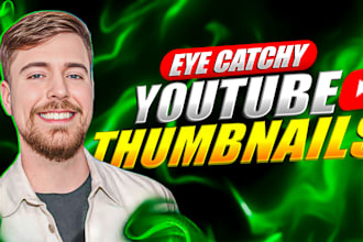 design amazing youtube thumbnail