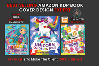 design custom kdp low content book coloring book cover journal amazon paperback