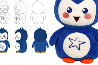 design custom plush soft toy, plush stuffed toy