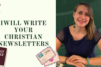 create faith based email content for your ministry or brand
