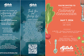 create compelling nonprofit event material for fundraisers