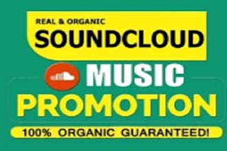 promote your soundcloud music to organic audience