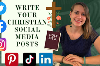 write your christian faith based social media captions