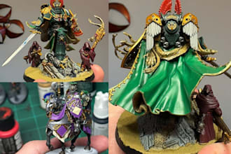 3dprint and paint your warhammer 40k model warhammer painting miniature painting