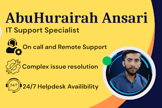 be remote IT support with helpdesk technical specialist for fast tech support