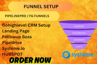 build sales funnel ,pipeline pro, pipedrive, zoho CRM, and cartflows
