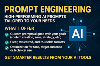 design high performing ai prompts tailored to your needs