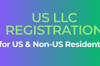 setup US llc registration ein USA bank account wyoming llc company registration