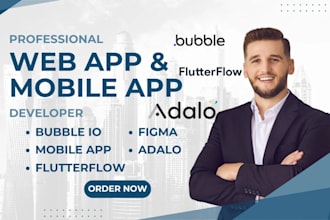 develop bubble io app bubble io developer bubble io saas marketplace adalo app