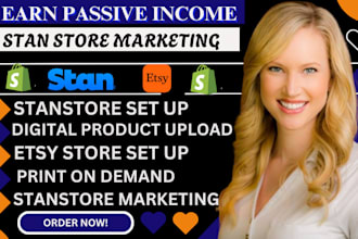 set up stanstore marketing design beacon ai print on demand etsy digital product