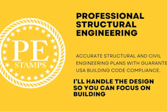 arizona structural engineer for foundation and framing permit plans with stamp